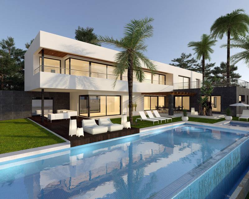 New development modern detached villa, Altea, Alicante, Comunidad Valenciana, Spain