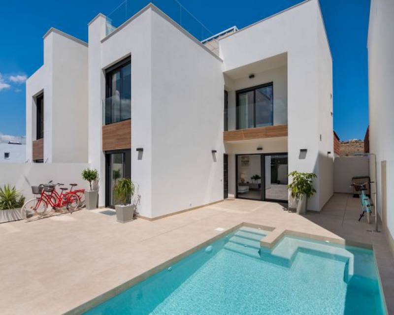 New development modern villa, Guardamar del Segura, Alicante, Comunidad Valenciana, Spain