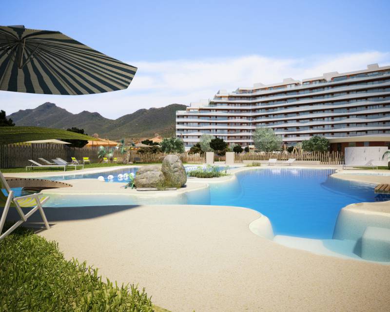 Apartamento en primera línea de playa de nueva construcción, Murcia, Murcia, Región de Murcia, España