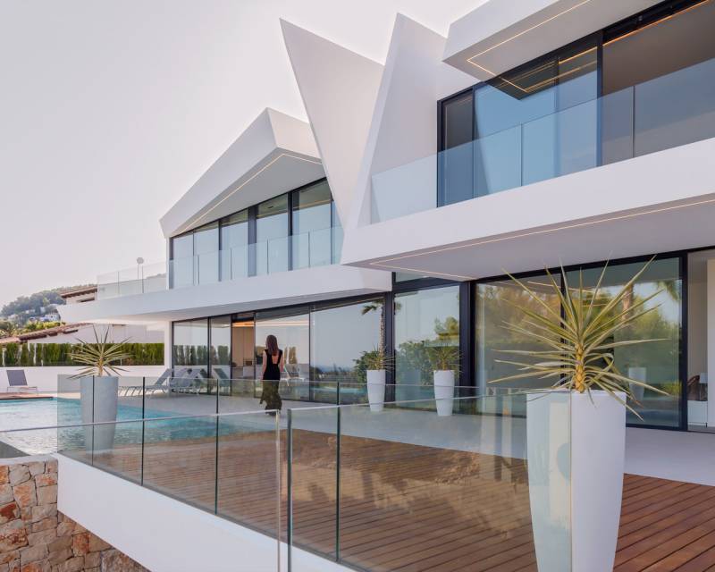 New development detached contemporary villa, Moraira, Alicante, Comunidad Valenciana, Spain