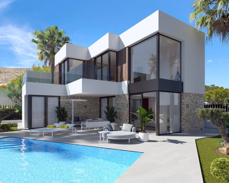 New development detached luxury villa, Finestrat, Alicante, Comunidad Valenciana, Spain