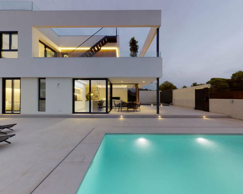 New development modern villa, Finestrat, Alicante, Comunidad Valenciana, Spain