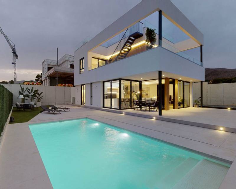 New development modern villa, Finestrat, Alicante, Comunidad Valenciana, Spain