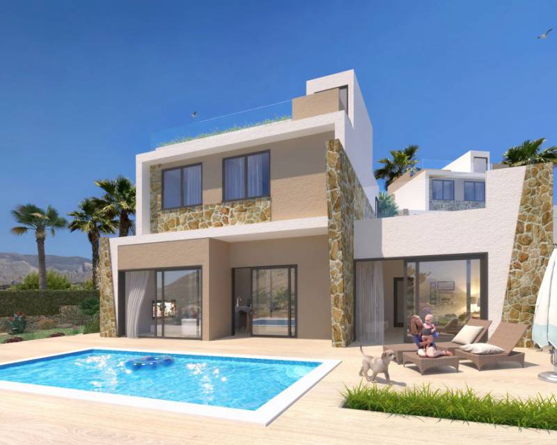 Nieuwbouw moderne villa, Finestrat, Alicante, Comunidad Valenciana, Spanje