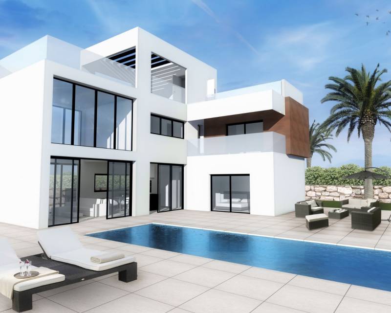 New development modern villa, Finestrat, Alicante, Comunidad Valenciana, Spain