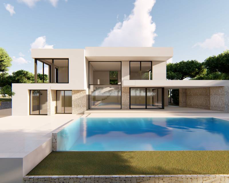 New development modern villa, Moraira, Alicante, Comunidad Valenciana, Spain