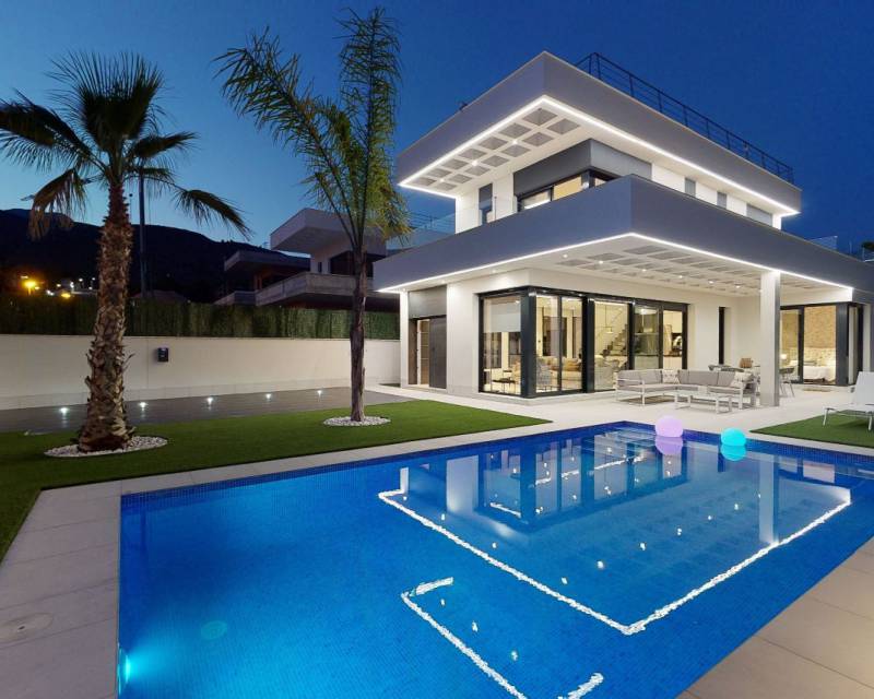 New development modern villa, Finestrat, Alicante, Comunidad Valenciana, Spain