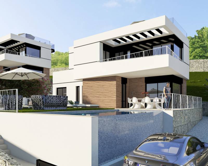 New development modern villa, Finestrat, Alicante, Comunidad Valenciana, Spain