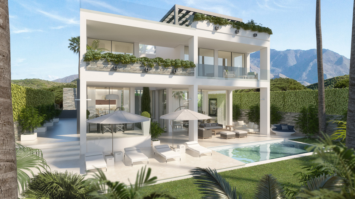 New development detached villa, Estepona, Málaga, Andalucía, Spain