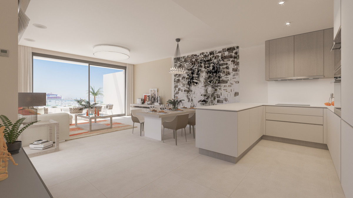 Apartamento en planta alta de nueva construcción, El Paraiso, Málaga, Andalucía, España