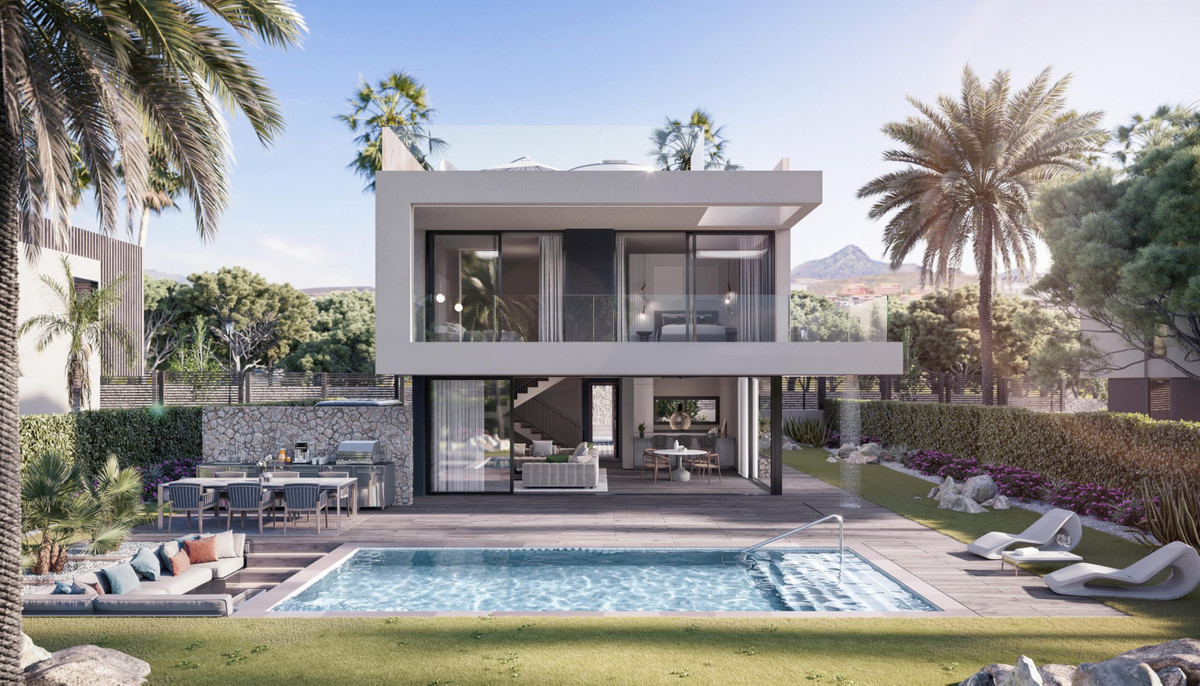 New development detached villa, Estepona, Málaga, Andalucía, Spain