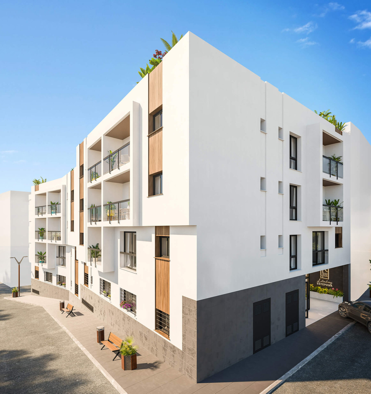 Nieuwbouw middenverdieping appartement, Estepona, Málaga, Andalucía, Spanje