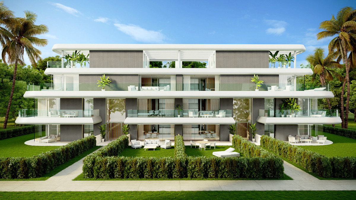 Nieuwbouw gelijkvloers appartement, Estepona, Málaga, Andalucía, Spanje