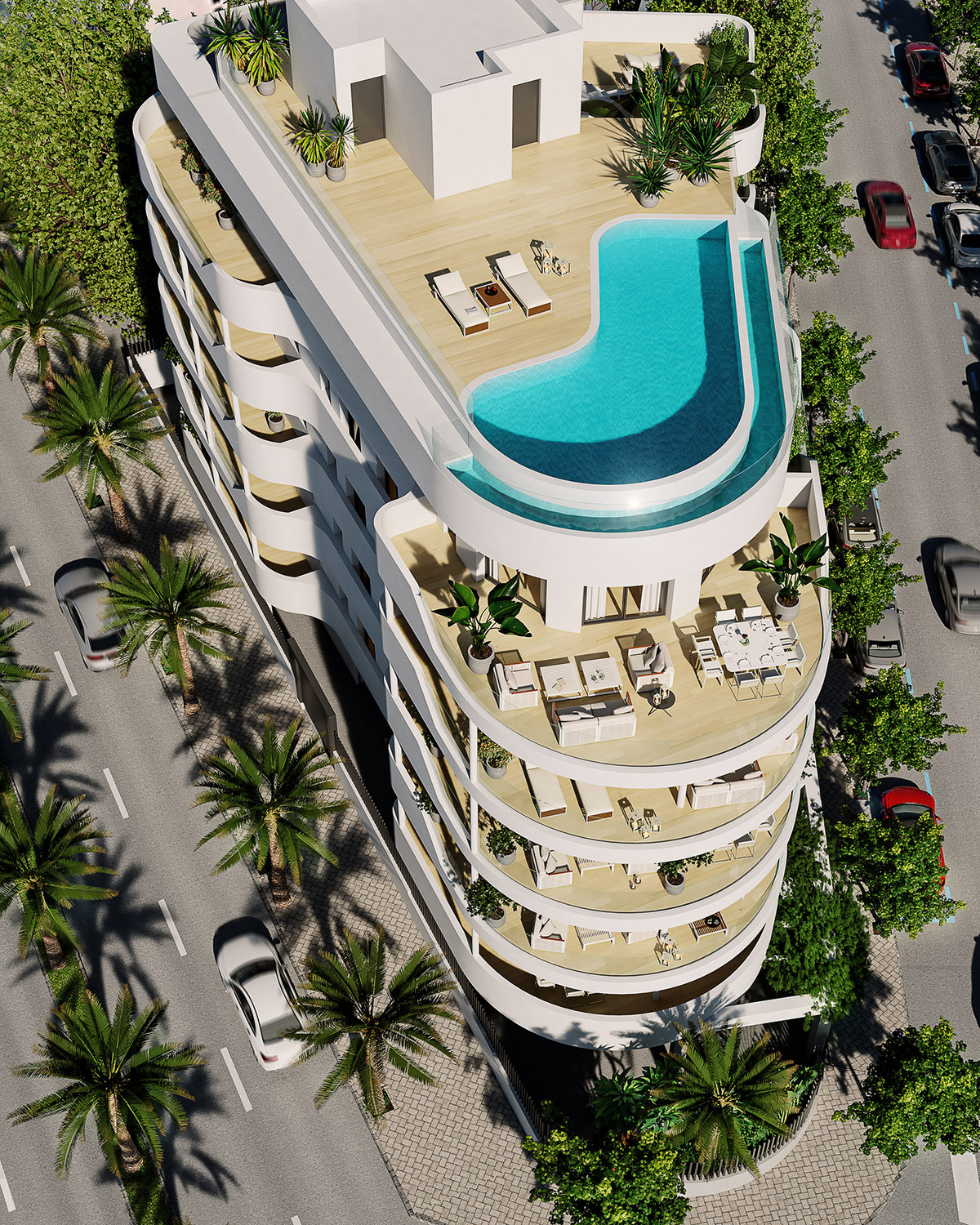 Apartamento en planta media de nueva construcción, Torremolinos, Málaga, Andalucía, España